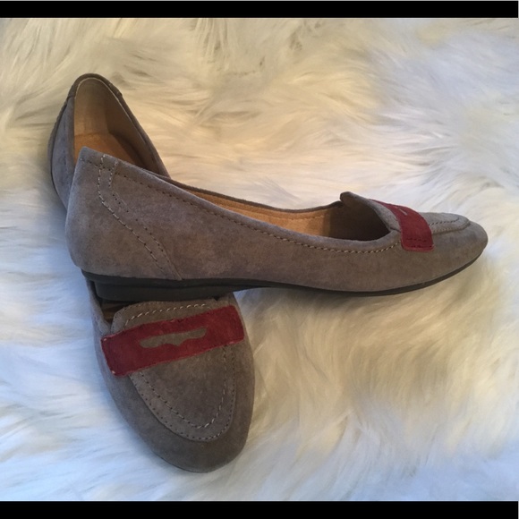 G.H. Bass & Co. Grey Suede Loafers ! - Picture 3 of 4